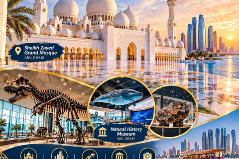 Abu Dhabi:Heritage,Culture With Natural Historical Museum Dubai: Abudhabi Shared Tour With Hotel Pickup
