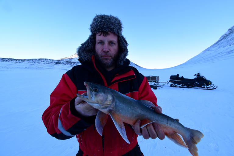 Abisko : Pêche sur glace