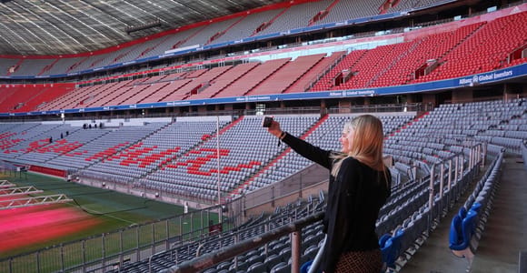 Munich: FC Bayern Museum + Arena View