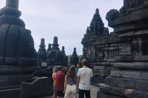 Yogyakarta: Borobudur & Prambanan Tour with structure Access Sunrise Inside Borobudur & Prambanan Temple