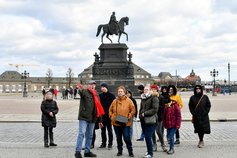 Dresden: City Walking Tour and Ticket for the Hausmannsturm Tower Dresden: City Walking Tour and Ticket for the Hausmannsturm Observation Deck