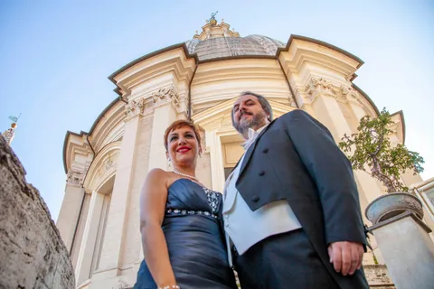 Rome: Terrazza Borromini Open-Air Opera with Aperitif