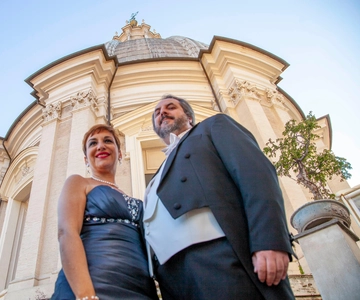 Rome: Terrazza Borromini Open-Air Opera with Aperitif