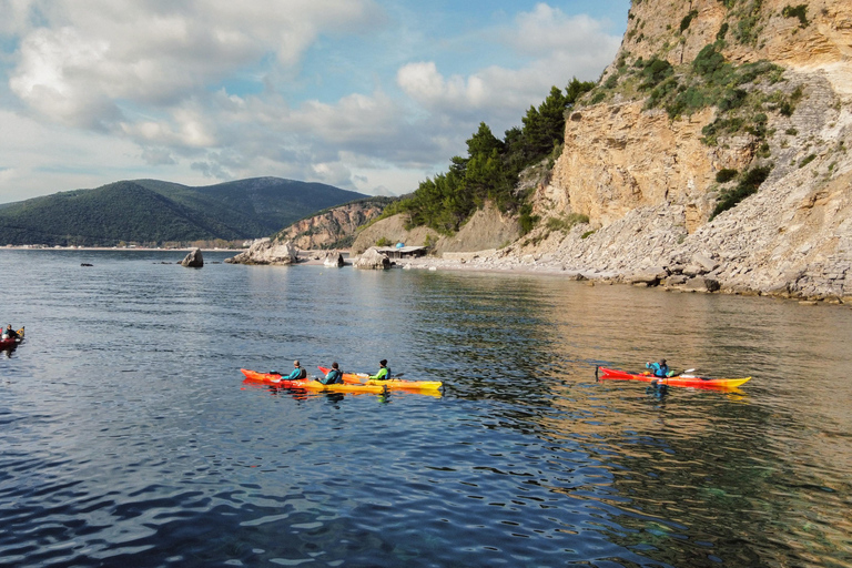 Budva: Winter Sea Kayak Tour to Caves & St Nicholas Island