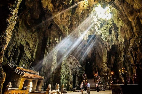 Heldagsutflykt till Marmorbergen, Lady Buddha och My Son HolylandDa Nang upphämtning