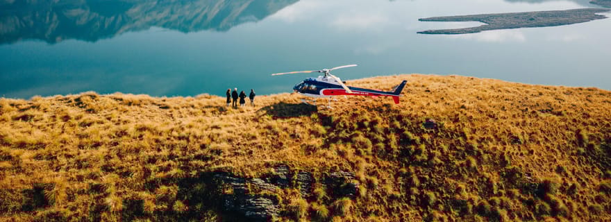 Vol en hélicoptère de 35 minutes et atterrissage alpin