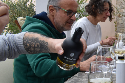 Messénie : L&#039;expérience de l&#039;huile d&#039;olive - Visite complète, accords mets et vins, dîner