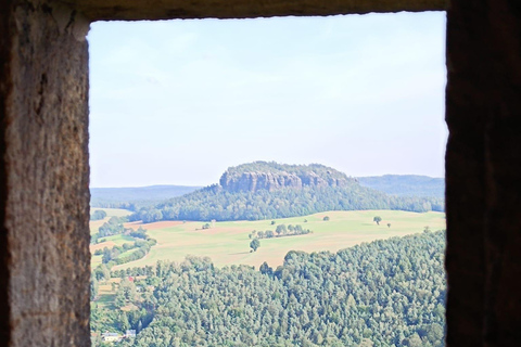 From Dresden: Table mountains Lilienstein & Königstein tour
