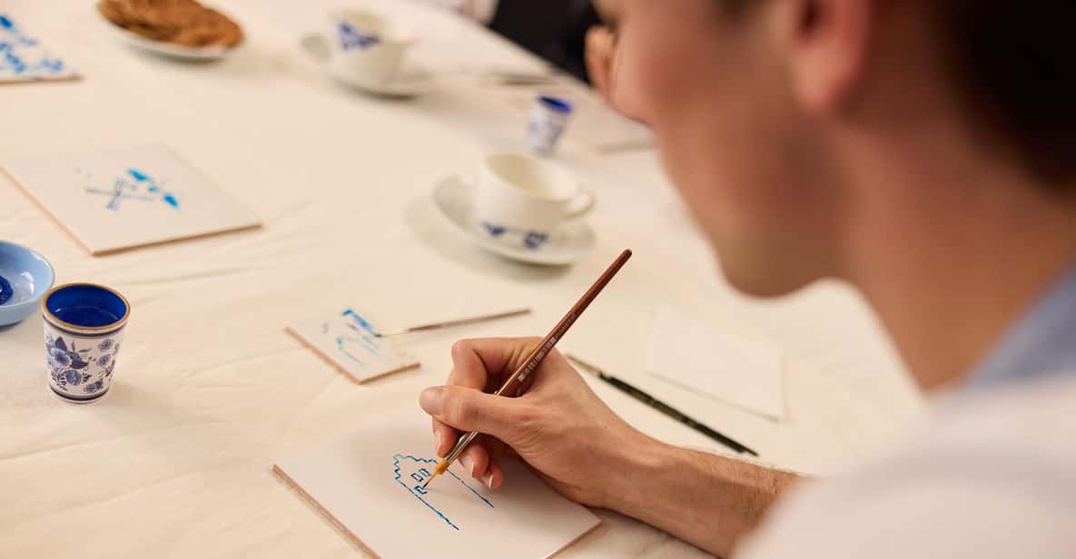 Afbeelding 9 van Amsterdam: traditionele Nederlandse blauwe tegelschilderworkshop