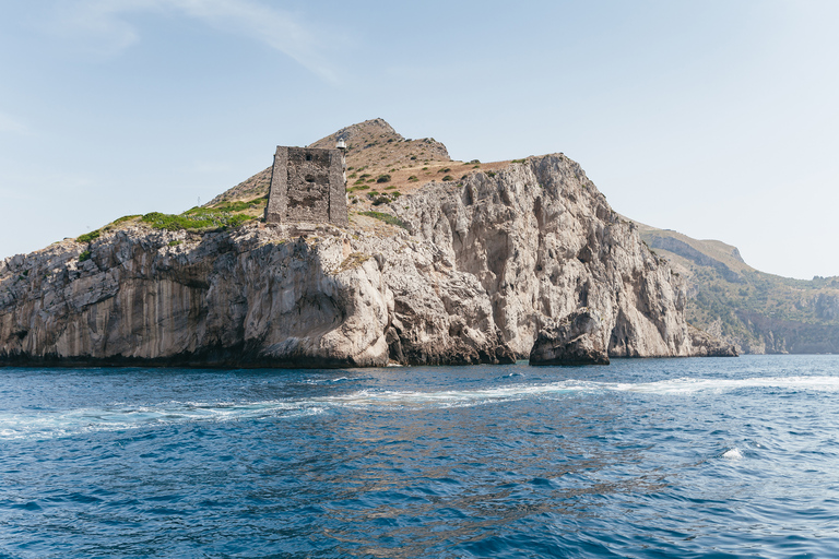 Von Sorrento aus: Amalfi und Positano Tagestour mit dem BootAb Sorrent: Tagestour nach Amalfi und Positano per Boot