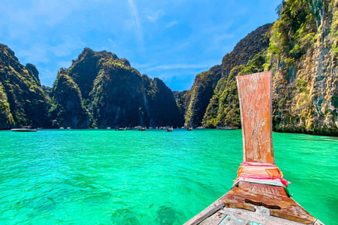 from phi phi : private long tail boat with snorkeling