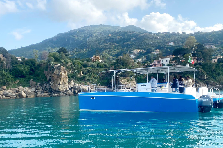 Cefalù: Coast-to-Coast Catamaran Tour