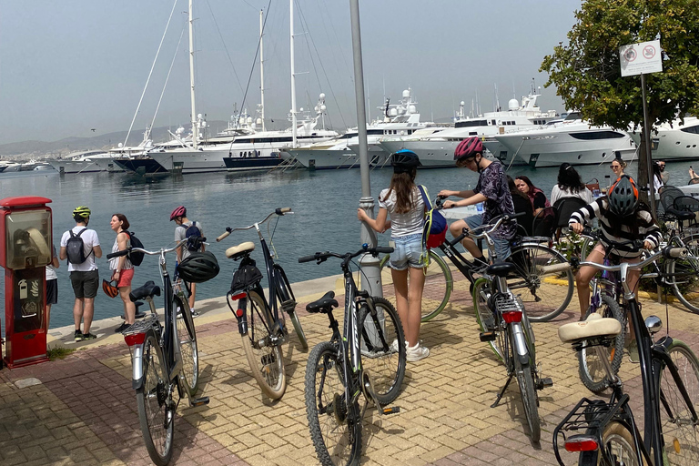 Avventura in bicicletta sulla spiaggia: Tour di Atene con sosta per il bagno