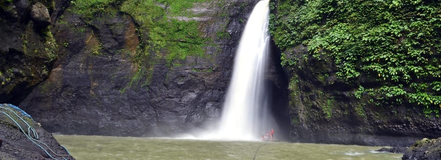 Visite privée des chutes de Pagsanjan et du volcan Taal (2 en 1)