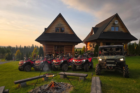 Krakow: Zakopane Quads, Bonfire Dining & Hot Springs Escape Zakopane Quads, Bonfire & Hot Springs — With Hotel Pickup