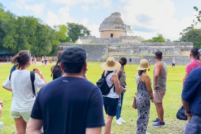 From Riviera Maya: Chichen Itza, Ik Kil Cenote, & Valladolid From Riviera Maya: Amenities + Box Lunch + Drink Package