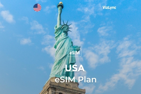 Stany Zjednoczone eSIM: Superszybkie plany transmisji danych umożliwiające połączenieUSA 10 GB eSIM – 30 dni