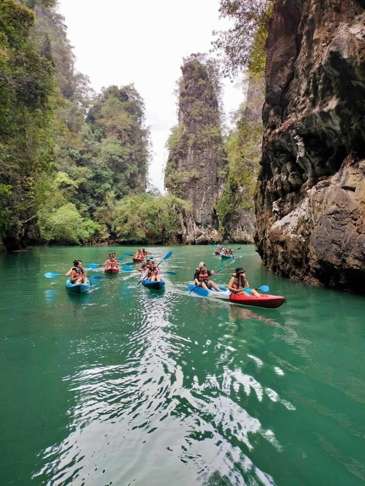 Krabi: Ao Thalane Mangroven-Kajaktour mit Abholung
