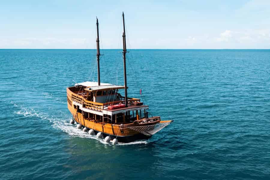 Portorož: Bootsfahrt nach Izola auf Sloweniens ältestem Holzboot. Foto: GetYourGuide Portorož: Bootsfahrt nach Izola auf Sloweniens ältestem Holzboot. Foto: GetYourGuide