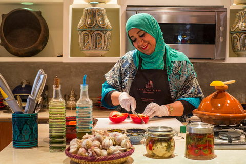 Marrakech: Taller de Cocina Marroquí en La Maison Arabe1H Clase de cocina