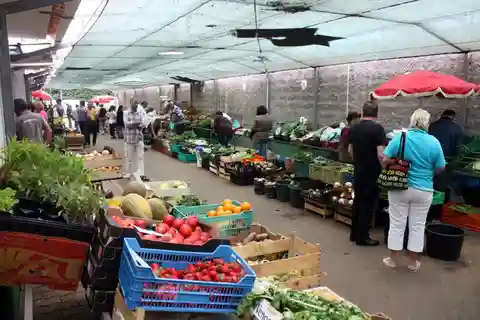 Santo da Serra: Views and Markets Morning