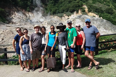 St. Lucia: Sulphur Springs, Waterfall, and Snorkeling Tour