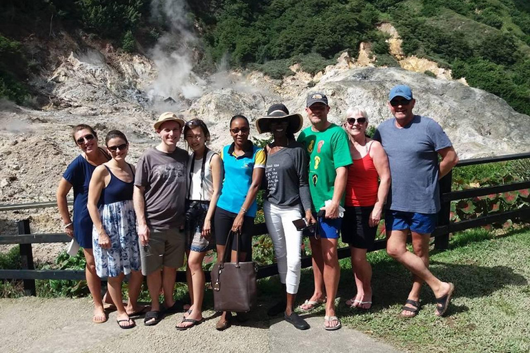 St. Lucia: Sulphur Springs, Waterfall, and Snorkeling Tour