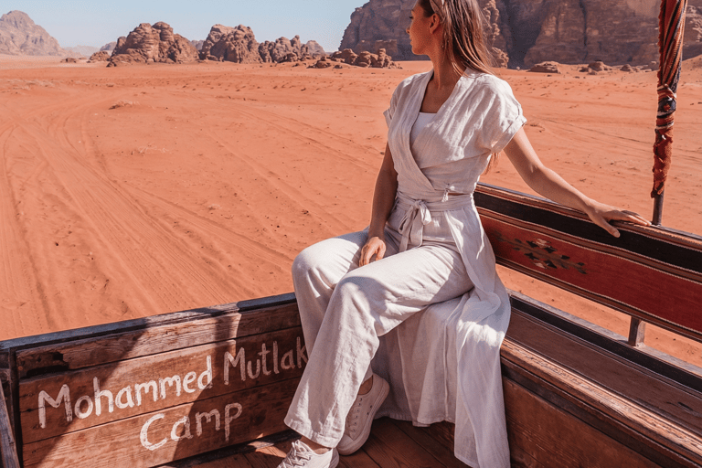 Wadi Rum:Full or Half Day Jeep with Sandboarding & Overnight Full Day Jeep + Sandboarding + Normal Camp Overnight