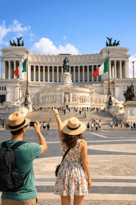 Rom: Vittoriano-Denkmal mit Panoramaterrasse Eintritt Rom: ...