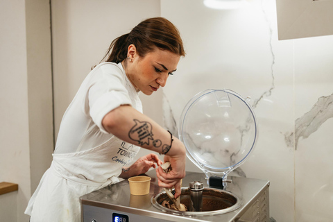 Florencia: Clase de preparación de pizza y helado