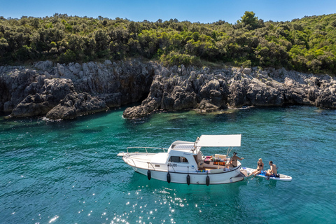 4-Hour Private Boat Tour — Blue Lagoon, Caves & Sveti Stefan
