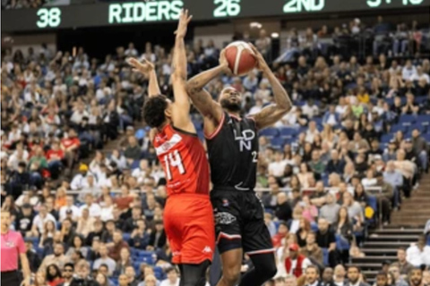 London: London Lions Basketball Game at the Copper Box Arena Long Side Ticket