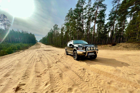 Łotewski las 4x4 Doświadczenie terenowe