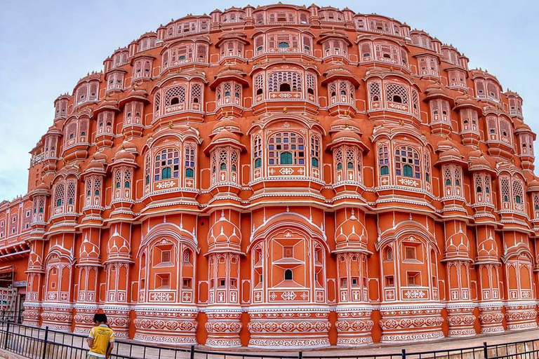 Desde Delhi: Visita guiada de la ciudad de Jaipur con almuerzoDesde Delhi: Excursión con Entradas