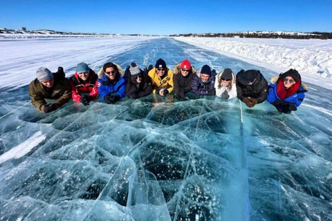Lago Minnewanka, lago Louise, lago Johnson y teleférico de Banff.Lago Minnewanka, lago Louise, lago Johnson y telecabina de Banff