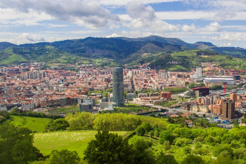 Panoramafototour durch die Berge von Bilbao