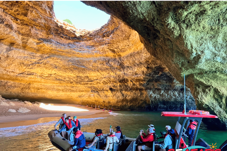 Lagos: Dolphin Watching and Benagil Caves Boat Tour