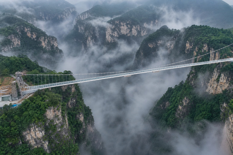 Zhangjiajie: Grand Canyon & Glass Bridge E-Ticket Options English Guide Service Only
