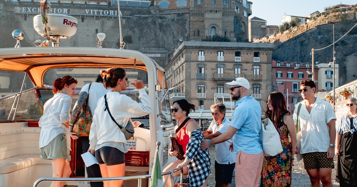 From Sorrento: Capri Small Group Boat Tour Up to 8 people | GetYourGuide