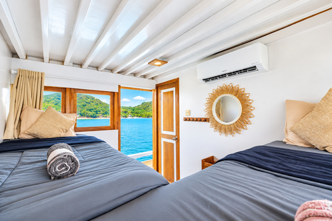 3D Komodo Sailing & Land Tour 12 Stops Single Bed & Hotel 3-Day Shared Cabin, Single Bed No Land Tour No Park Fee