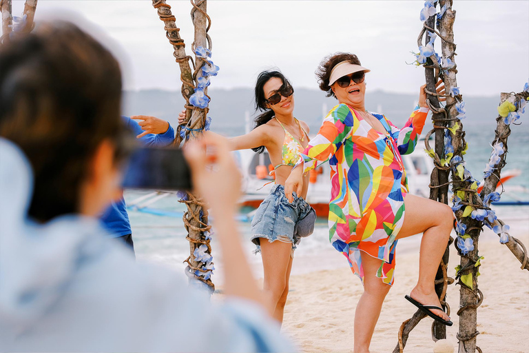 Boracay: Island Hopping with Crystal Kayak & Helmet Diving