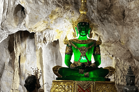 Pattaya: Waterfall Swim, Cave River and Naga Temple Day Trip