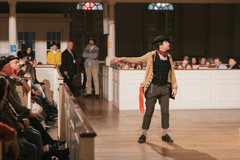 Boston Tea Party Reenactment at Old South Meeting House