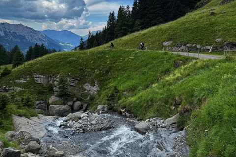 Griesalp Dolina alpejska wpisana na listę UNESCO Wycieczka rowerem elektrycznym z InterlakenWycieczka rowerowa elektrycznym rowerem z Interlaken do alpejskiej doliny Griesalp wpis