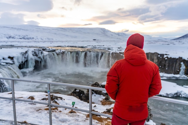 Vanuit Akureyri: Goðafoss waterval wintertour