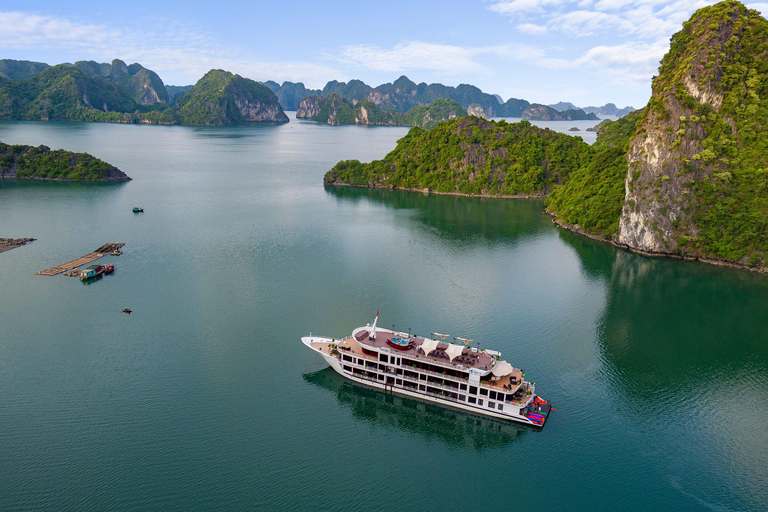 Hanoi: 2-Day Halong &amp; Lan Ha Bay 5 Stars Cruise with BalconyHanoi: 2-Day Lan Ha &amp; Halong Bay 5 Stars Cruise with Balcony