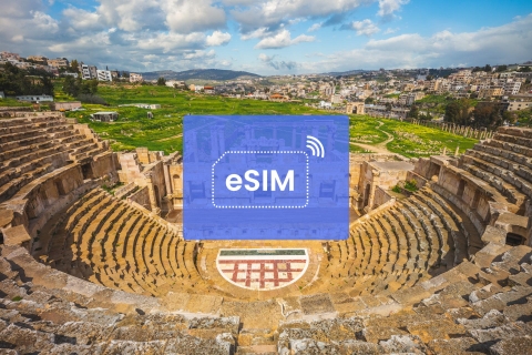 Amman: Jordania – plan mobilnej transmisji danych eSIM w roamingu10 GB/ 30 dni: tylko Jordania