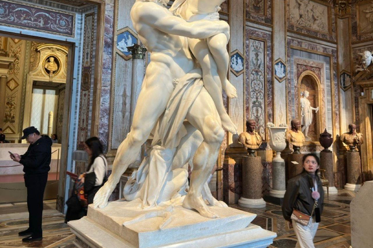 Bilet wstępu bez kolejki do Galerii Borghese; RzymBilet wstępu bez kolejki z przewodnikiem; w języku włoskim