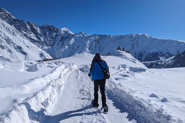 Snowshoeing in Kazbegi