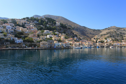 Rhodos: Dagtrip naar het eiland Symi per snelle bootBoottickets + transfer Lindos, Pefkos, Kalathos, Lardos